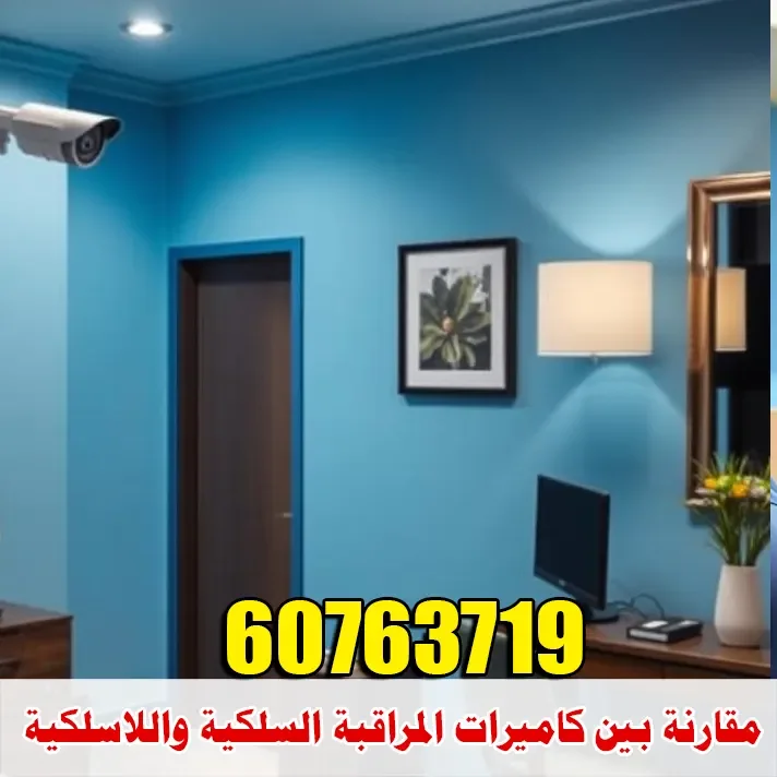 مقارنة بين كاميرات المراقبة السلكية واللاسلكية