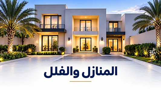 منزل حديث مناسب لتوزيع كاميرات المراقبة حول المداخل والمحيط الخارجي