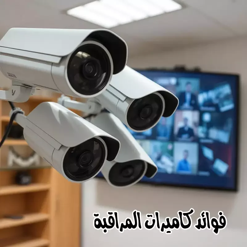 نظام كاميرات مراقبة يستخدم لمتابعة الموقع والرجوع إلى التسجيلات عند الحاجة