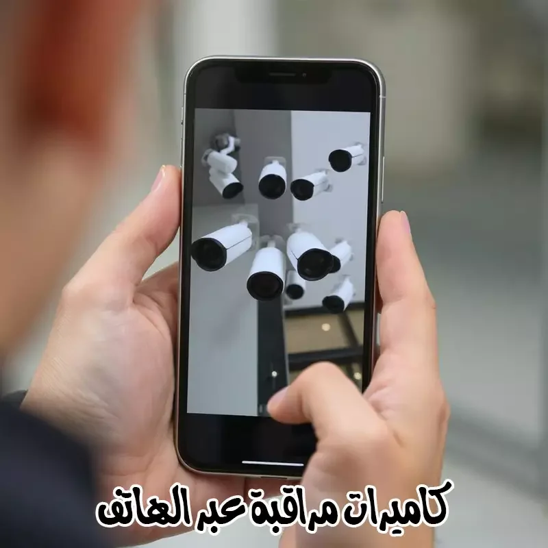 متابعة بث كاميرات المراقبة على الهاتف بعد ضبط اتصال جهاز التسجيل بالشبكة